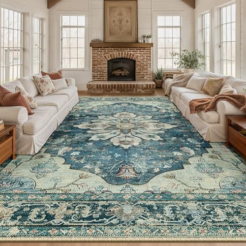 RELEANY Washable Area Rug, Large 10'x14' - Image 2