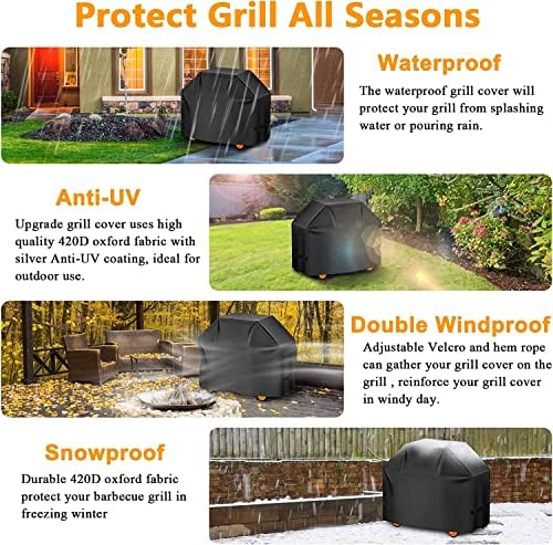 Aoretic Grill Cover, 55 inch BBQ Gas Grill Cover - Image 6