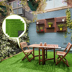 TURSTIN 12 Pieces Artificial Grass Mat Square 12 x 12 Inch Fake Turf Patch - Image 6