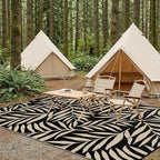 Smiry Outdoor Rug 6x9 ft Waterproof Reversible Leaf Mat - Image 7
