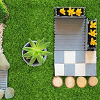 TURSTIN 12 Pieces Artificial Grass Mat Square 12 x 12 Inch Fake Turf Patch - Image 7