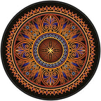 Chair Mat for Hardwood Floor Anti-Slip Floor Protector Round Gaming Computer - Image 2