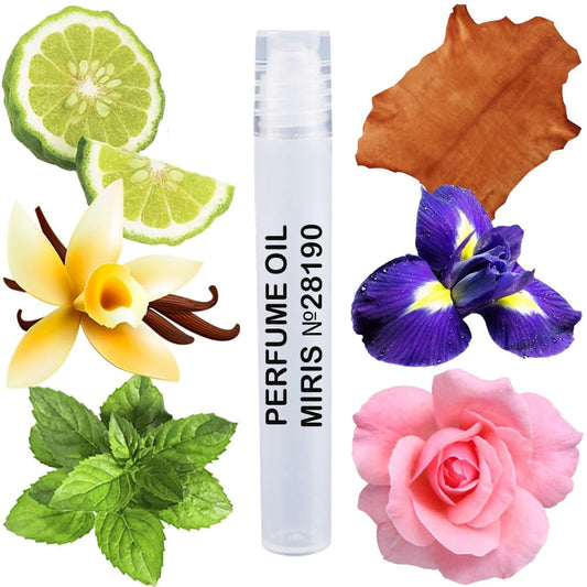 MIRIS Perfume Oil No. 28190, Inspired by Donna, Long-Lasting Women Roll-On, Rollerball 0.34 Fl Oz / 10 ml
