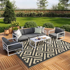 GENIMO Outdoor Rug, Waterproof Plastic Rugs by GENIMO