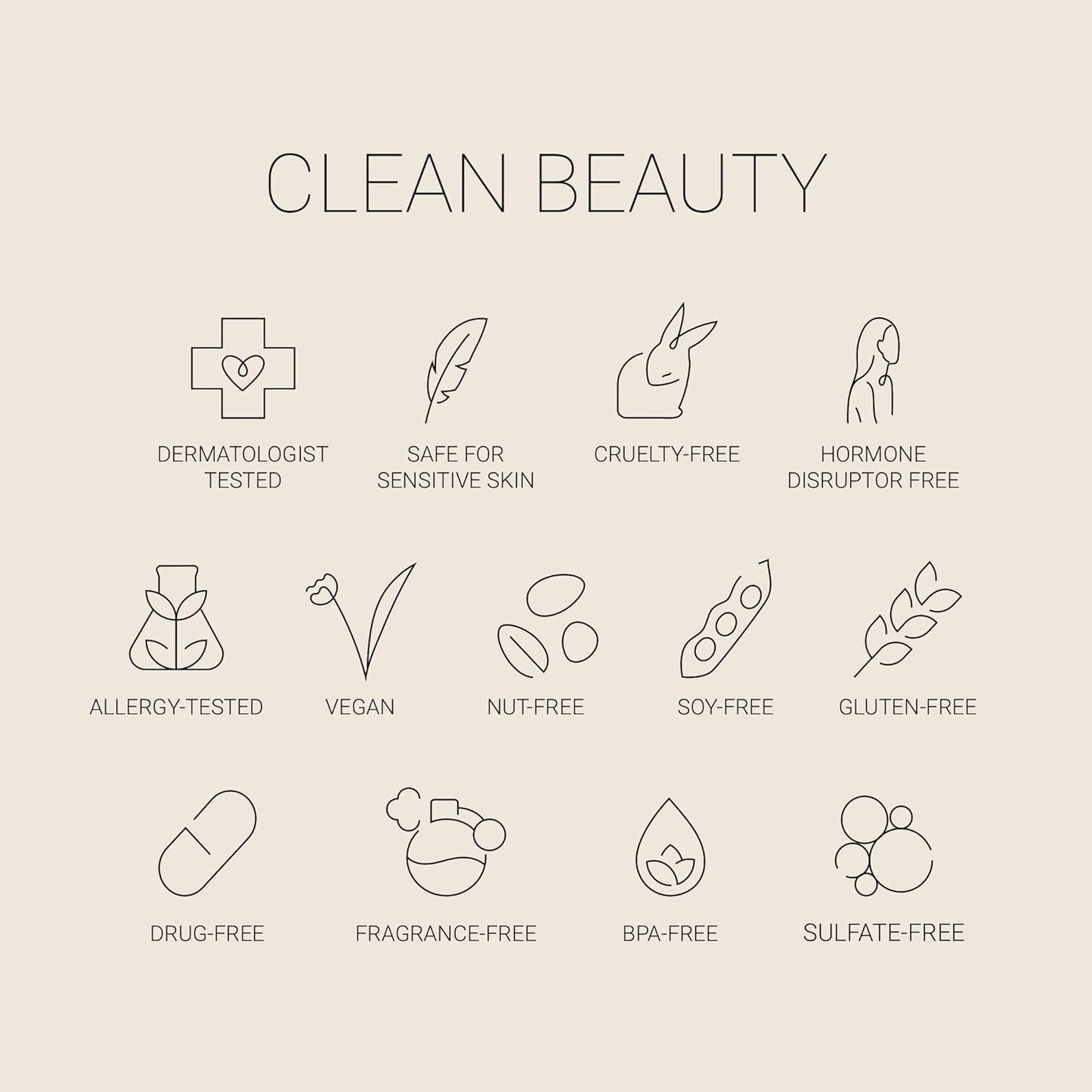 Long-Lasting Lightweight Foundation & Brush Duo | Cruelty-Free, Fragrance-Free, Buildable, Transfer-Proof Makeup (Warm Deep)