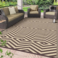 GENIMO Outdoor Rug, Waterproof Plastic Rugs by GENIMO