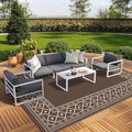 GENIMO Outdoor Rug, Waterproof Plastic Rugs 10'x14' by GENIMO