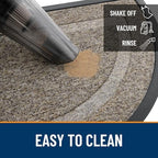 OLANLY Half Circle Front Door Mat Outside 35x23 All-Season Rubber Doormat - Image 5