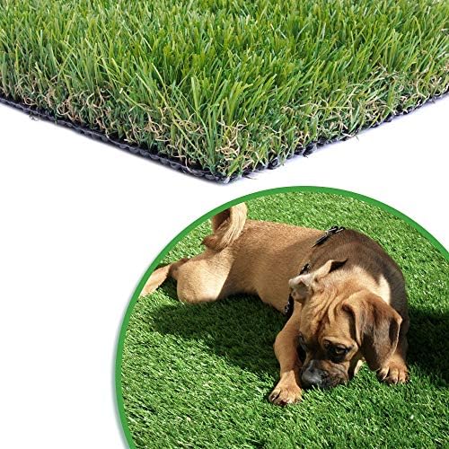 Artificial Grass Turf 11FTX28FT, 38inch 4 Tone Realistic Synthetic Thick Fake by Unknown