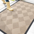 OLANLY Front Door Mat Outside Entrance 47x32, Waterproof Heavy-Duty Doormat by OLANLY