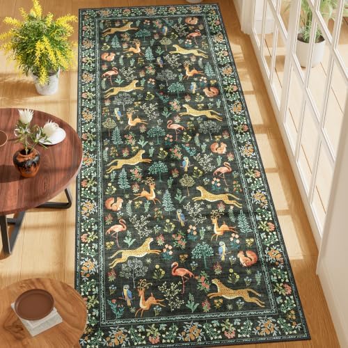 DUKINO 3x7 Hallway Runner Rug, Non Slip Animal Kitchen Runner Rug - Image 3