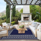 GENIMO Outdoor Rug, Waterproof Plastic Rugs - Image 2