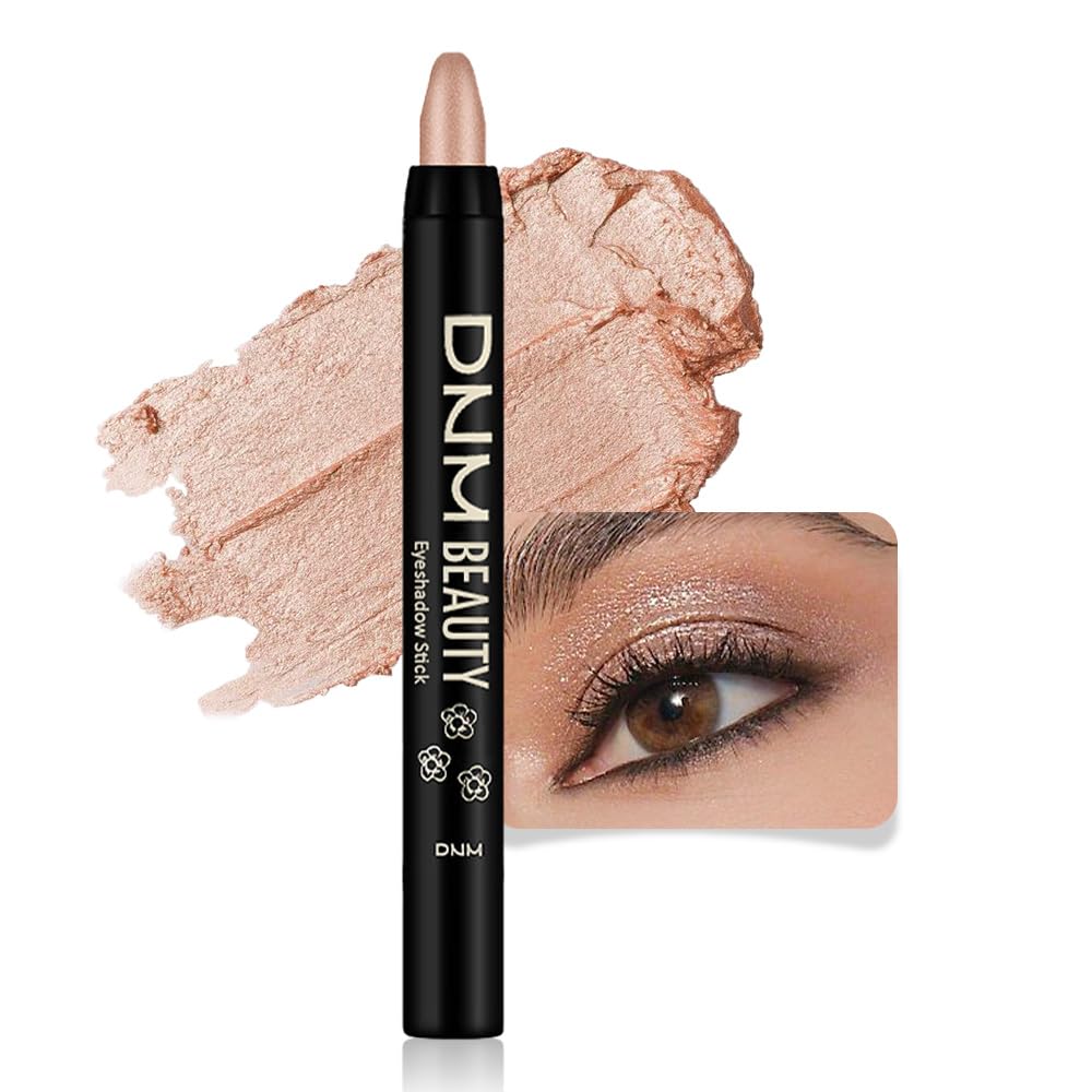 evpct Sand Shimmer Cream Eye Shadow Brightener Sticks Set for Eyes, Sand Matte Pencil Eye shadow Applicator Stick Pen Palette Makeup Waterproof sombras en crema para ojos 25#