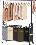 Tajsoon Laundry Sorter Cart by Tajsoon