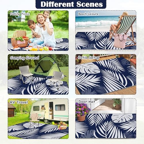 Ogrmar 8x10 FT Reversible Mats, Outdoor Rug - Image 7