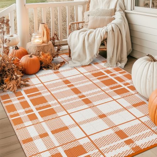 GENIMO Fall Decor Outdoor Rug, Plastic Rugs - Image 2