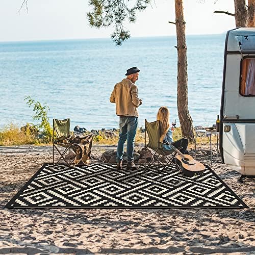 GENIMO Outdoor Rug, Waterproof Plastic Rugs - Image 3