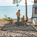 GENIMO Outdoor Rug, Waterproof Plastic Rugs - Image 3