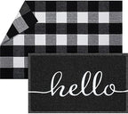 Geelin 2 Pcs Layered Hello Doormat by Geelin