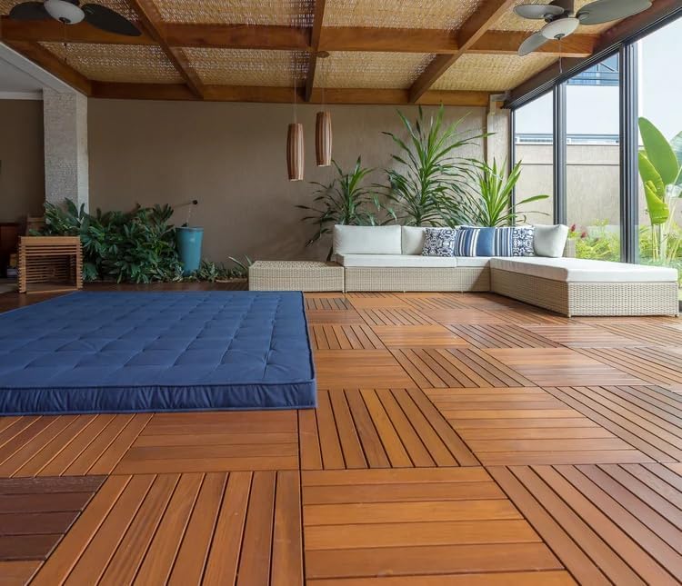 Maximo Ipe Hardwood Deck Tiles – Premium Interlocking Outdoor Flooring - Image 2