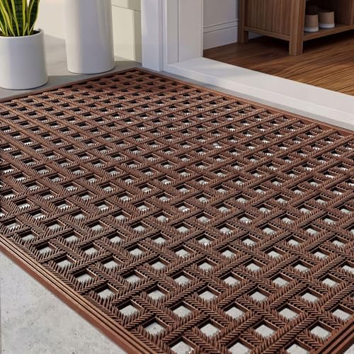 Bulijojo Outside Dirt Trapper Door Mat by ShowYourStyle