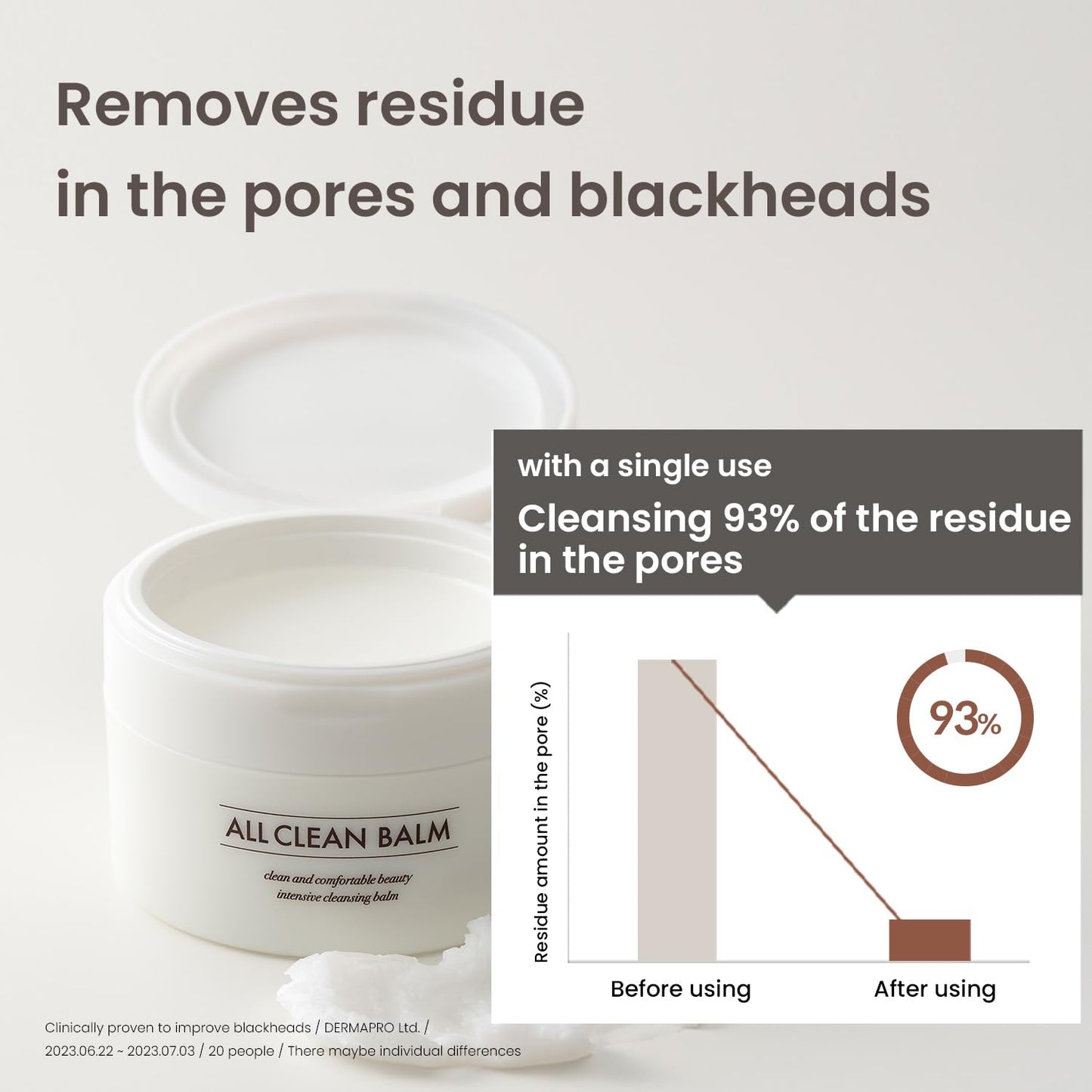 HEIMISH All Clean Balm 4.0fl.oz/120ml - Cleansing Balm, Waterproof Makeup Remover, Face Cleanser, Oil Based Cleanser, Korean Skincare with Natural Aroma Oil, Vegan, For All Skin Types