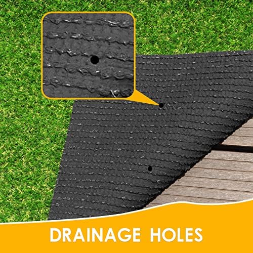 Realistic Artificial Grass Rug 3 FT x 77 FT Fake Faux Turf Grass, 0.8"" Indoor - Image 5