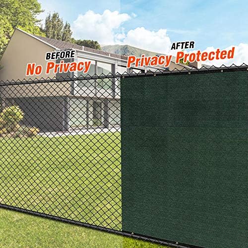 iCover 8x50ft Privacy Screen Fence, Outdoor Fencing Panels, Garden Windscreen - Image 2