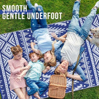 OLANLY Outdoor Rug 9x12 ft Waterproof Reversible Boho Mat - Image 5