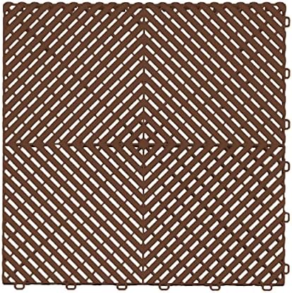 Swisstrax Ribtrax PRO Interlocking Garage Floor Tiles, 15.75 x 15.75-Inch by Swisstrax