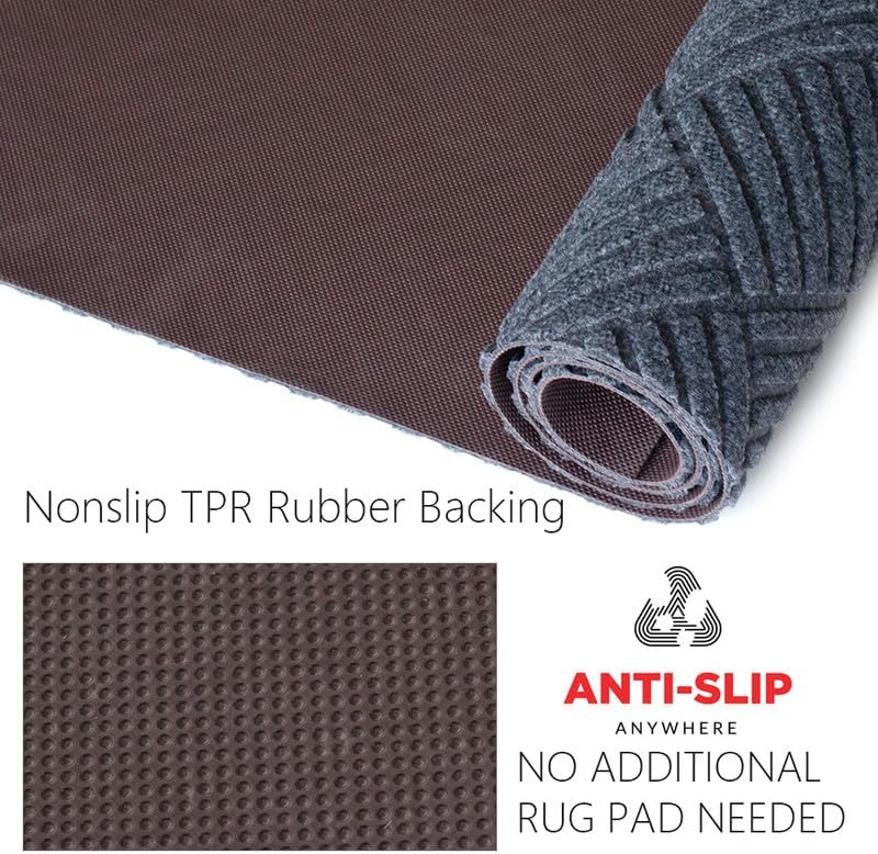 Petgrow Hallway Runner Rug 3FTX53FT, Super Skid Resistant TPR Backing Area Rug - Image 2