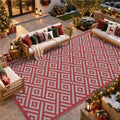 GENIMO Outdoor Rug, Waterproof Plastic Rugs by GENIMO