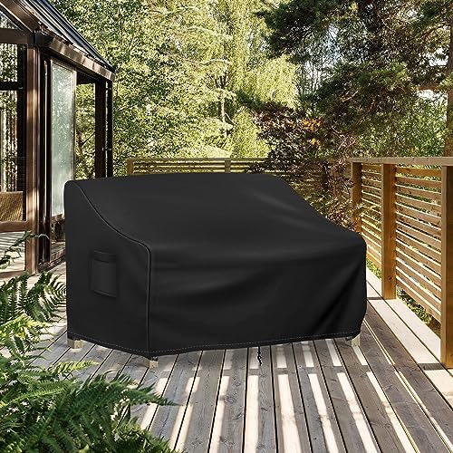 Richwon Patio Loveseat Cover, 54W x 37D x 35H Inches, Waterproof - Image 7