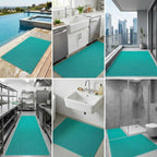 Anti Slip Drainage Mat Cutable Pool Flooring Bathroom Mats 3FTX17FT PVC Mesh - Image 5
