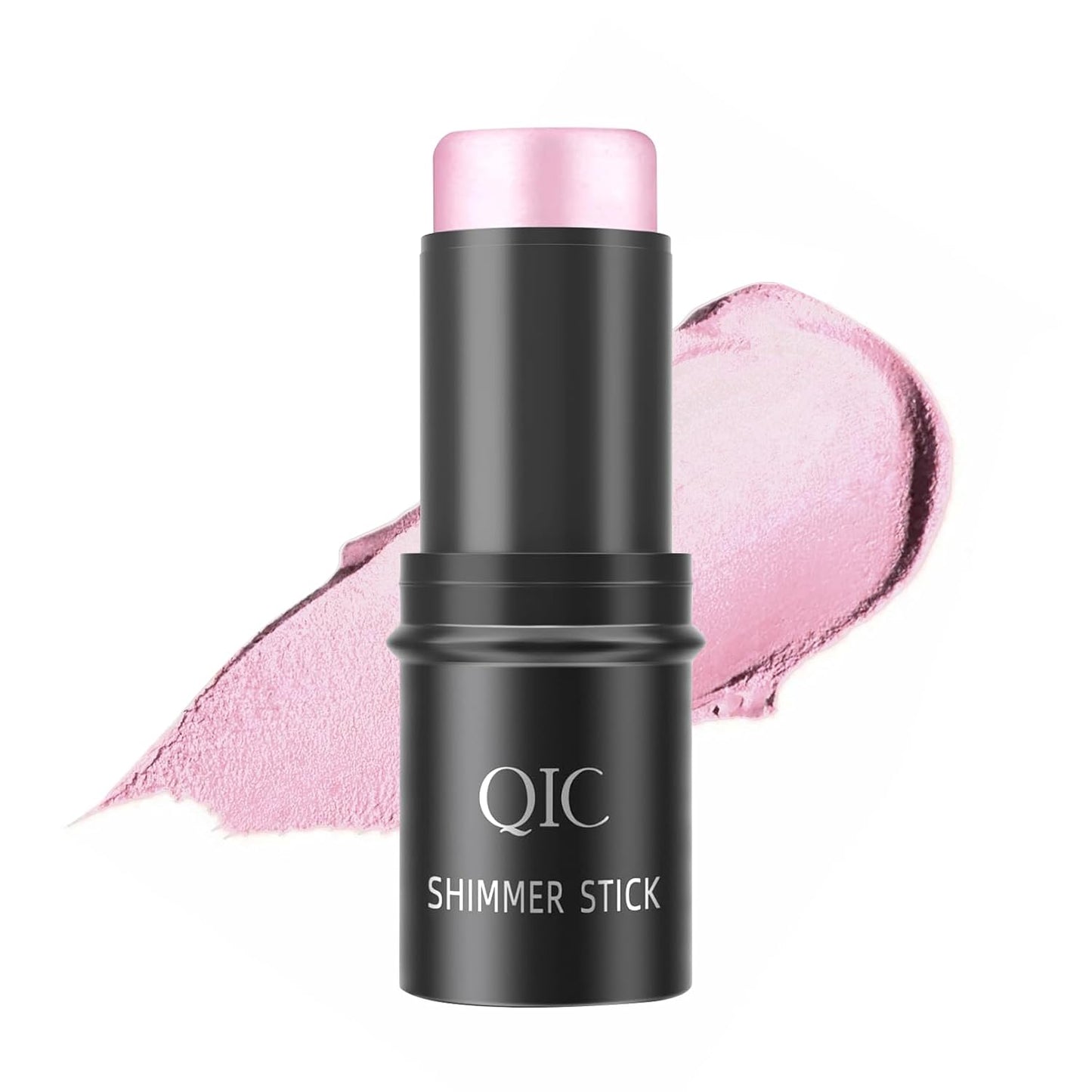 Purple Highlighter Stick, Highlighter Makeup for Face & Body, Body Shimmer Stick, Multi-Use Cream 3D Contour Stick for All Skin Types, Glow, Waterproof, Long Lasting, Ideal for Daily, Party