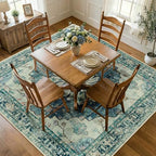 RELEANY Washable Area Rug, Square 8'x8' - Image 2