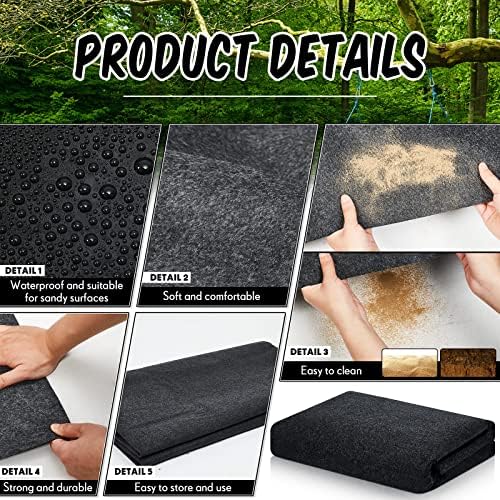 Shed Floor Mat 9.8 x 12 ft, PE Backing - Image 4