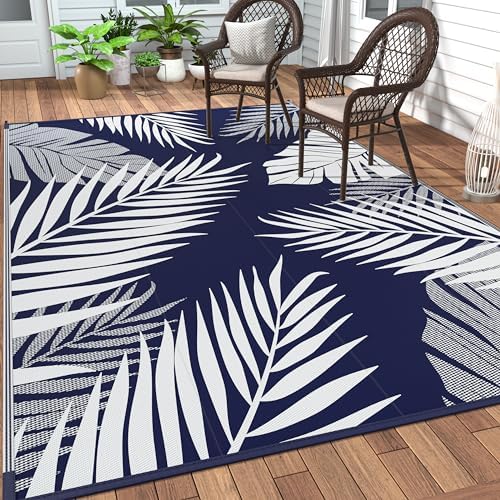GENIMO Outdoor Rug, Waterproof Plastic Rugs 9'x18' by GENIMO