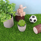 TURSTIN 18 Pieces Artificial Grass Mat 12 x 12 Inch Synthetic Grass Square Mats - Image 5