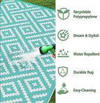 GENIMO Outdoor Rug, Waterproof Plastic Rugs - Image 5