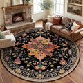 RELEANY Washable Area Rug, Round 8ft by RELEANY