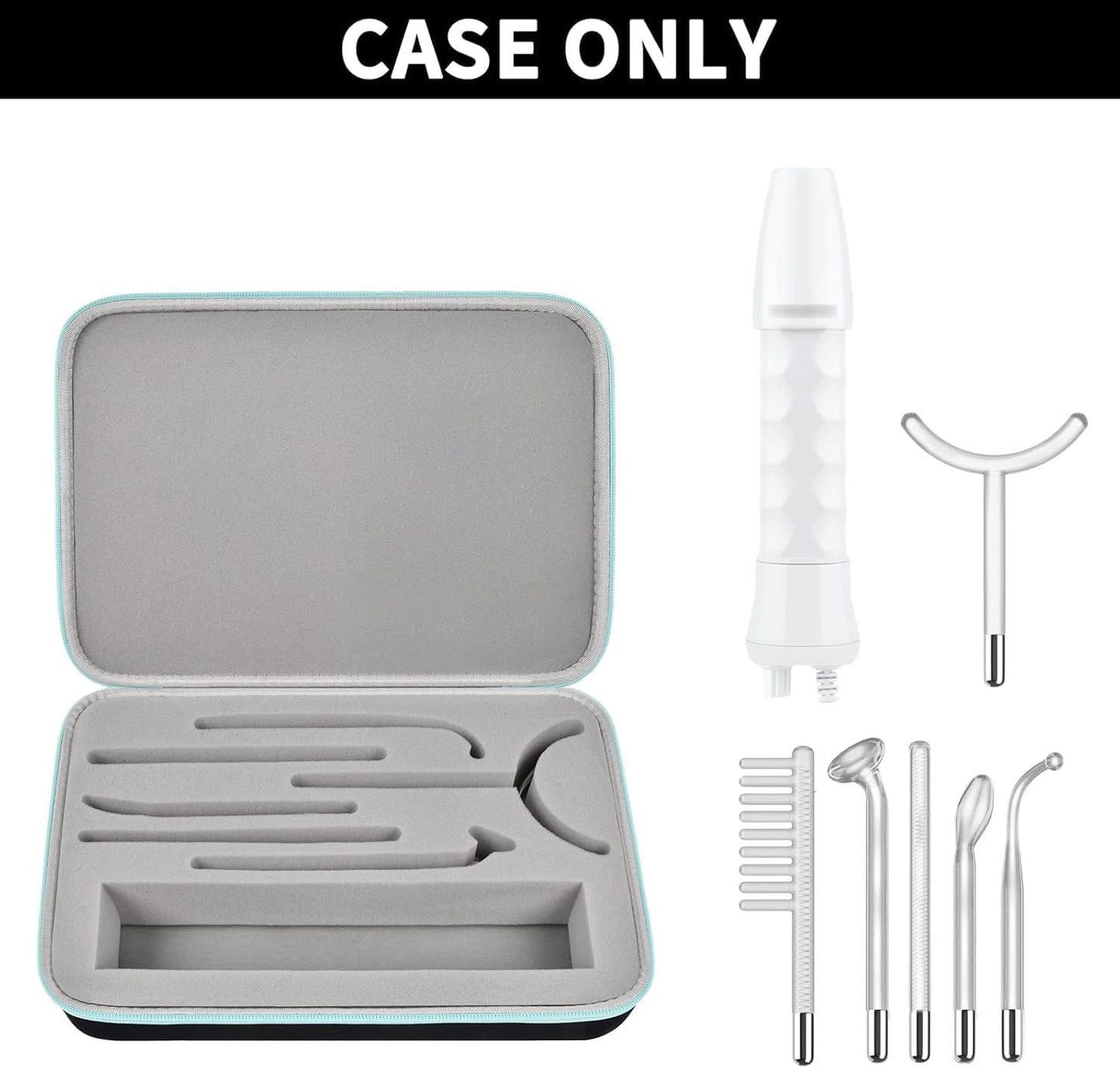 GWCASE Case Compatible with NuDerma/for Houzzi/for UUPAS/for DARSONVAL/for TUMAKOU/for NewWay High Frequency Wand - Portable Handheld Professional Skin Machine (Only Box)