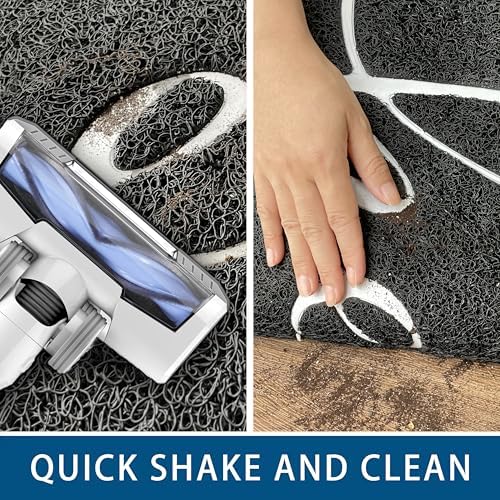 EARTHALL Door Mat 2-Pack Outside Inside Hello Doormat 30"x17.5" Durable Floor - Image 5