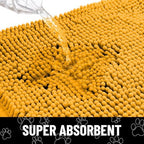 Smiry Dog Door Mat for Muddy Paws, Absorbent Non Slip Dirt Trapper - Image 5