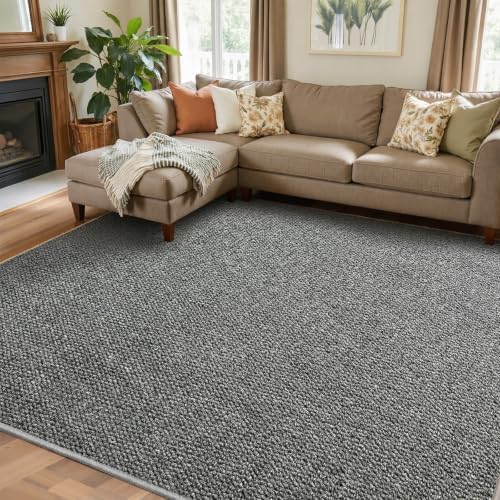 Faux Jute Area Rug 5'x7', Washable & Non-Slip by Unknown