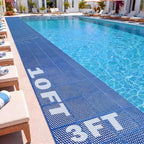 Tondiamo Pool Mats Non Slip Drainage Floor Pool Deck Mats, 3X 10 Ft by Tondiamo