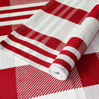 Christmas Plaid Outdoor Rug, Layering Rug - Image 7