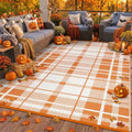 GENIMO Fall Decor Outdoor Rug, Plastic Rugs by GENIMO