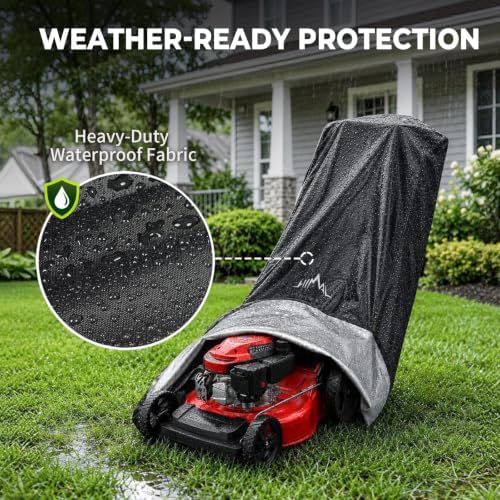 Himal Outdoors Push Lawn Mower Cover Waterproof Lawnmower Cover - Image 4