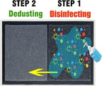 2 in 1 Disinfecting Sanitizing Floor Entrance Doormats, Wet Dry Shoe Mat - Image 2